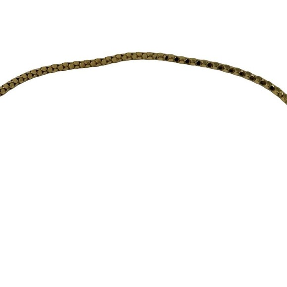 Vintage Gold Skinny Chain Belt Minimalist 70s 80s Disco Era S/M womens belt main image 5